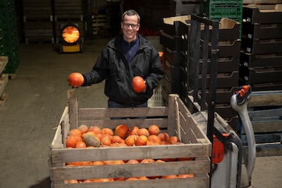 Chris heeft een voorraad pompoenen over, zo zwaar als tien volwassen olifanten: maar dat probleem ku