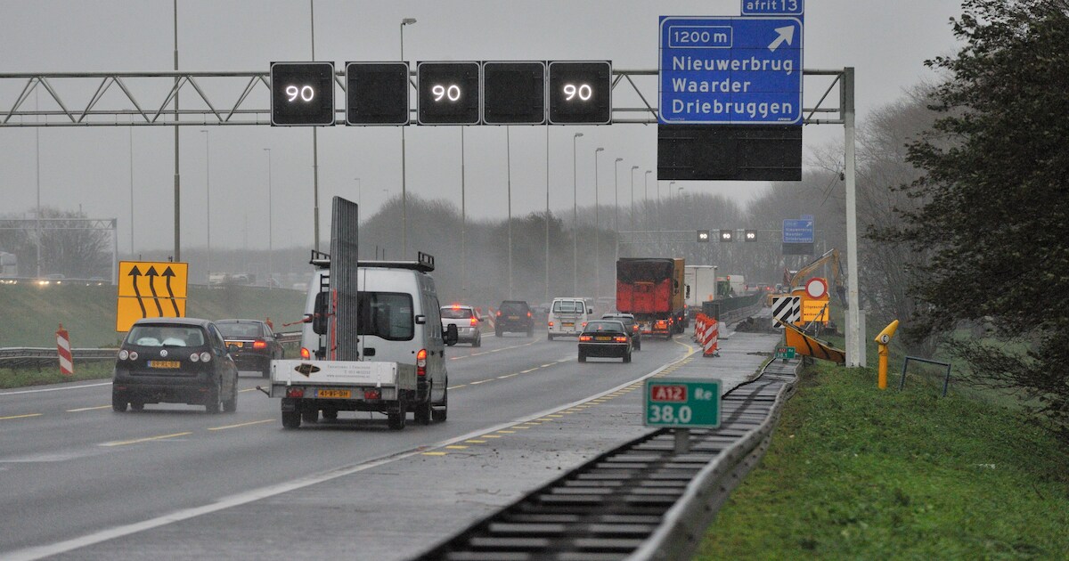 Waarder terug op borden langs A12