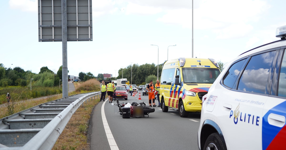 Motorrijder gevallen op N471 in Berkel en Rodenrijs