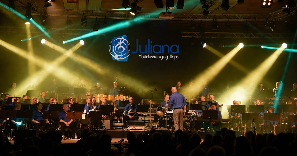 Muziekvereniging Juliana geeft tuinfeestconcert in Haps