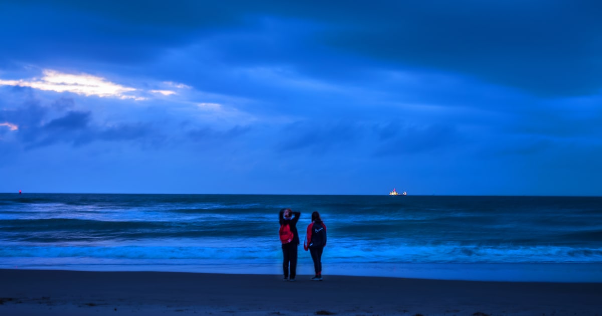 Kinderen schilderen het avondlicht tijdens workshop op Vlieland