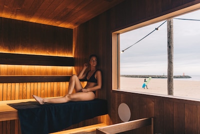 Nieuw op Scheveningen: een sauna met uitzicht op zee