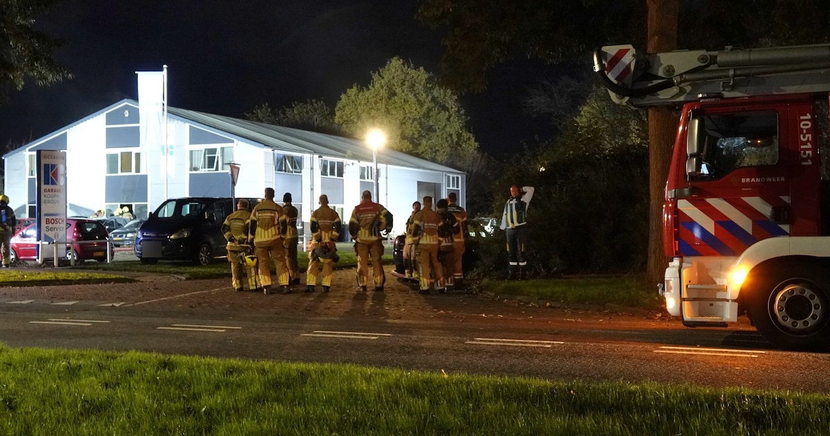 Brand in bedrijfspand aan Dorsmolen in Wieringerwerf, geen gewonden gevallen