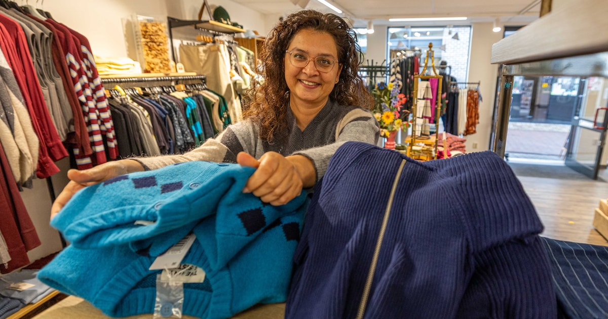 Chantal verkoopt eerlijke kleding: ‘Een kwartier voor de officiële opening stond ik nog in mijn klus