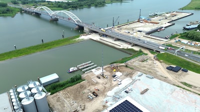 Merwedebrug dicht voor vrachtwagens, brugconstructie niet veilig
