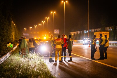 Dronken bestuurder zonder geldig rijbewijs veroorzaakt ongeval op A12 bij Arnhem