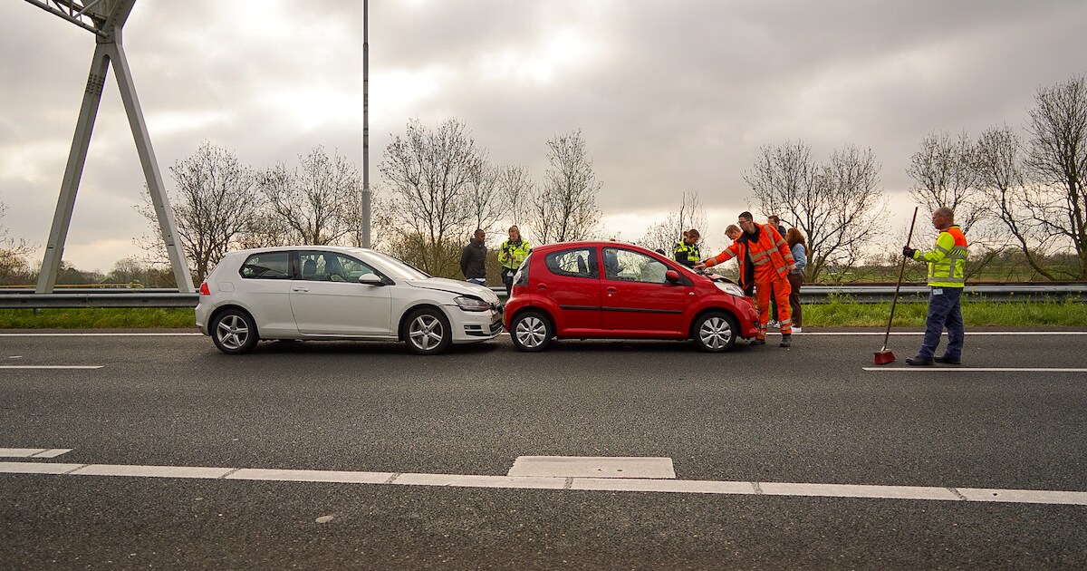 Ongeval met letsel op A7 in Zuidoostbeemster