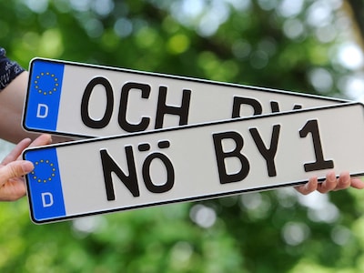Waarom Duitsland miljoenen ‘onlogische’ kentekens uitgeeft