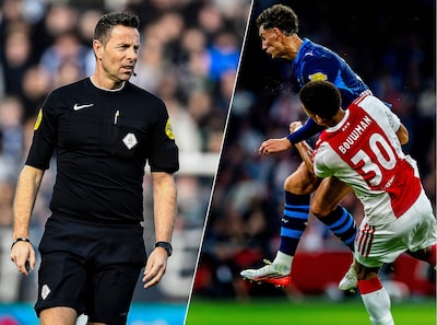 VAR bij Ajax-PSV reageert op commotie na beuk Ruben van Bommel: ‘Zou vandaag waarschijnlijk hetzelfde doen’