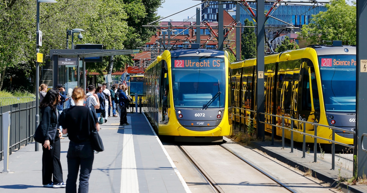 Trams rijden donderdag en vrijdag niet in Utrecht door hitte