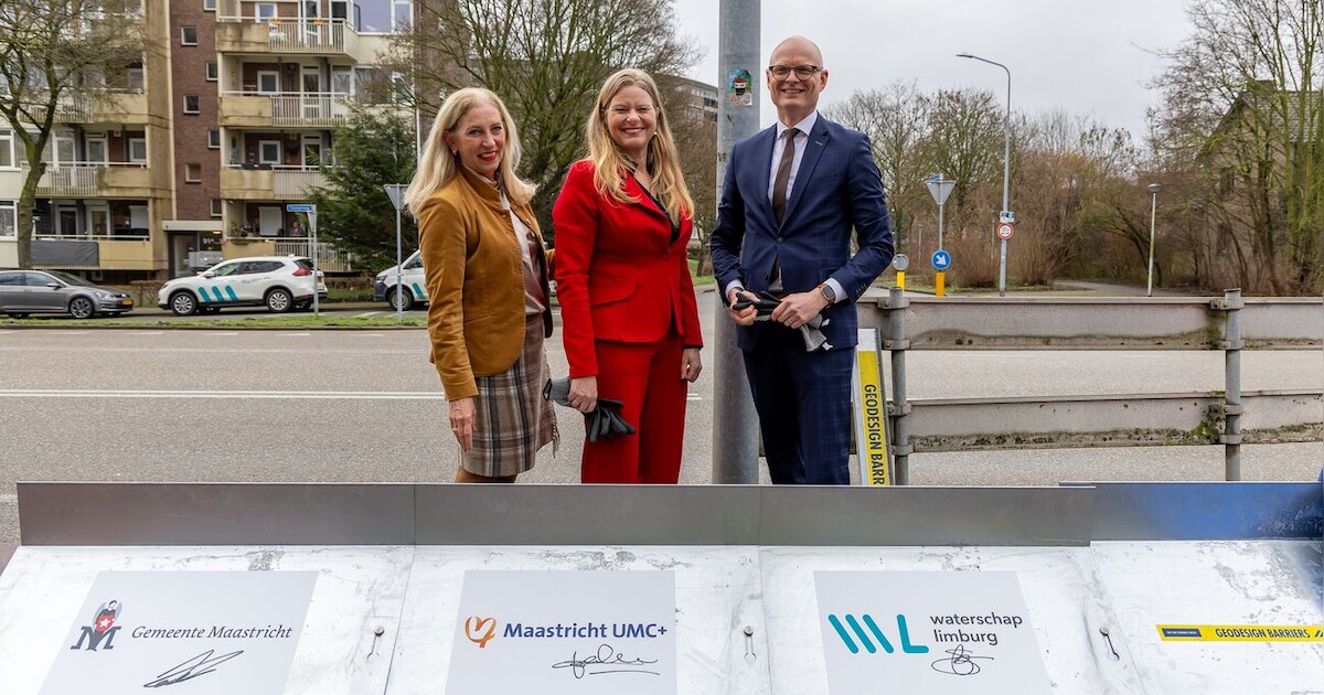 Waterkering van 1,8 kilometer langs Maas bij Heugem klaar voor inzet