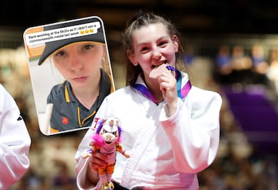 Bijzonder contrast: bronzen judoka werkt week na medaille weer bij McDonald’s