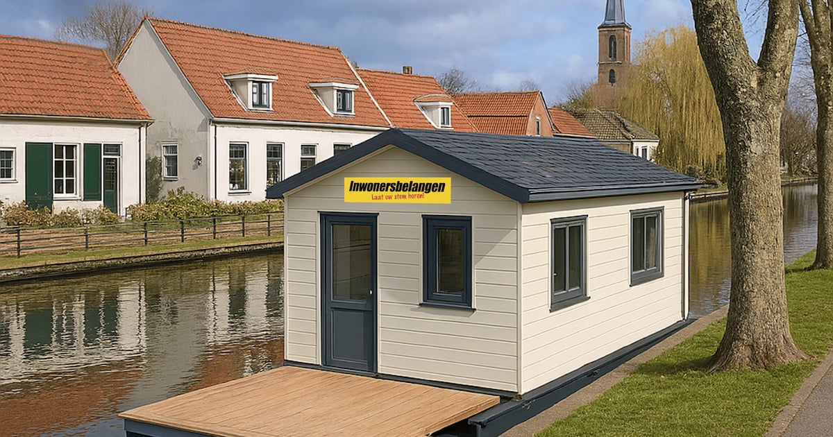 Waarom geen tiny houses op het water, vraagt deze partij zich af