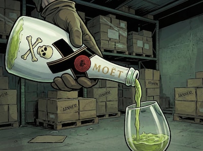 Beheerder verkocht dodelijke champagneflessen die hij vond in zijn loods: ‘Wist niet wat erin zat ma