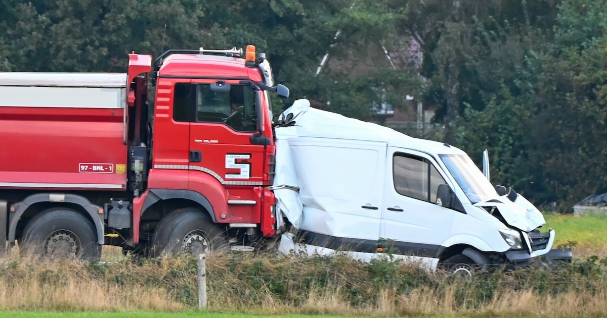 10 seconden had N. om te remmen op de N36, maar hij deed het niet ...