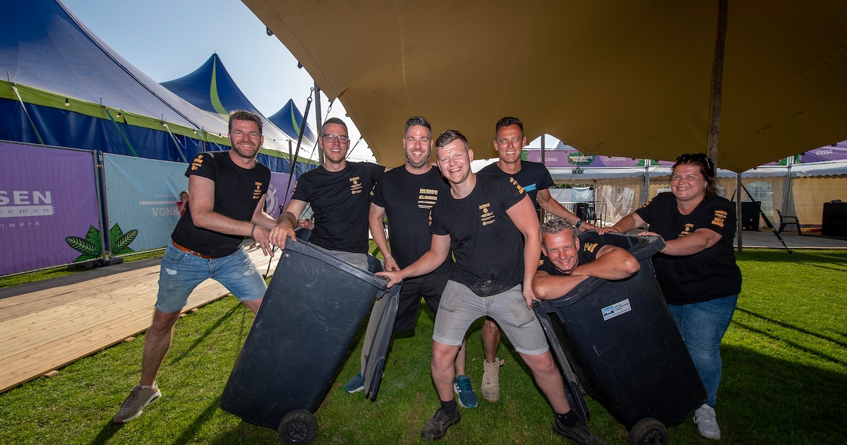 Van tentfeest op de jaarmarkt naar festival met 1400 man: ‘Het is eigenlijk gekkenwerk wat we hier d