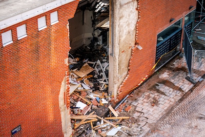 Police arrest three suspects after gym explosion leaves seven injured
