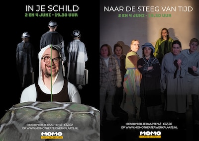 Dubbele theatervoorstelling bij Momo Theaterwerkplaats in Ederveen