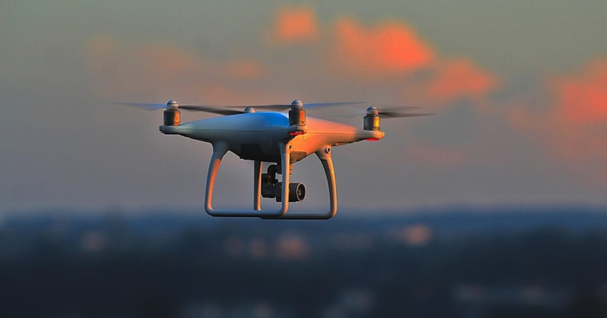 Drones meten hoogtes van straten en stoepen in wijk Buitenhof Leiderdorp