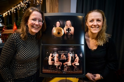 Harmonie gaat uit de kleren voor jubileum: ‘De Jannen in januari, ja hoor… dát dus’