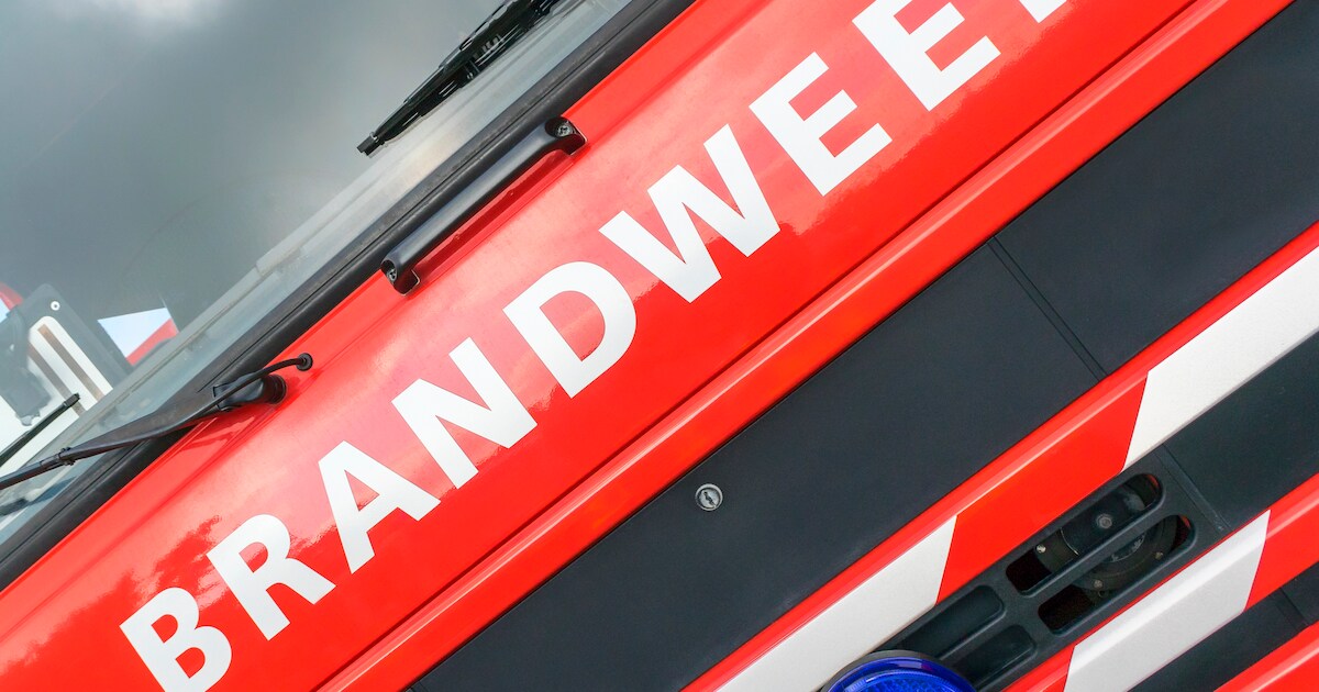 Brandlucht bij verdeelstation in Breskens