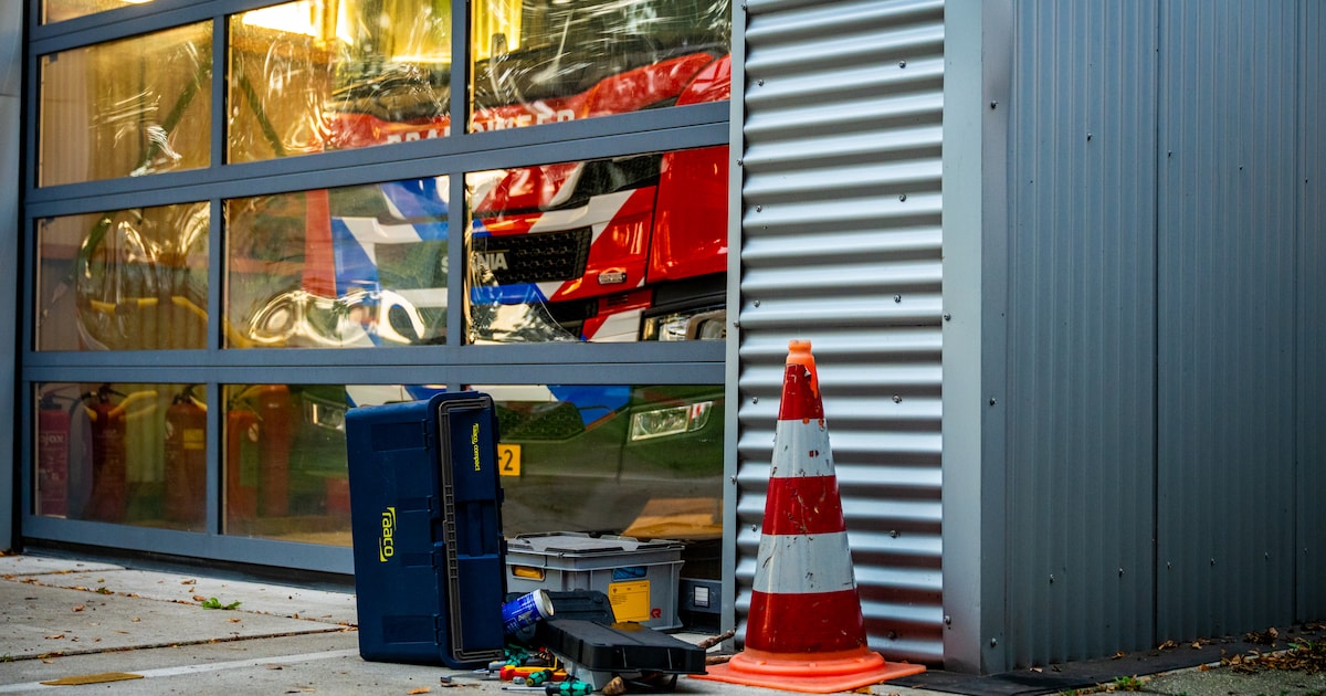 Dieven slaan toe in brandweerkazerne Zwammerdam, gewild hydraulisch gereedschap niet buitgemaakt