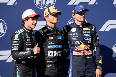 Max Verstappen komt net tekort in spannende kwalificatie, Lando Norris grijpt verrassend pole