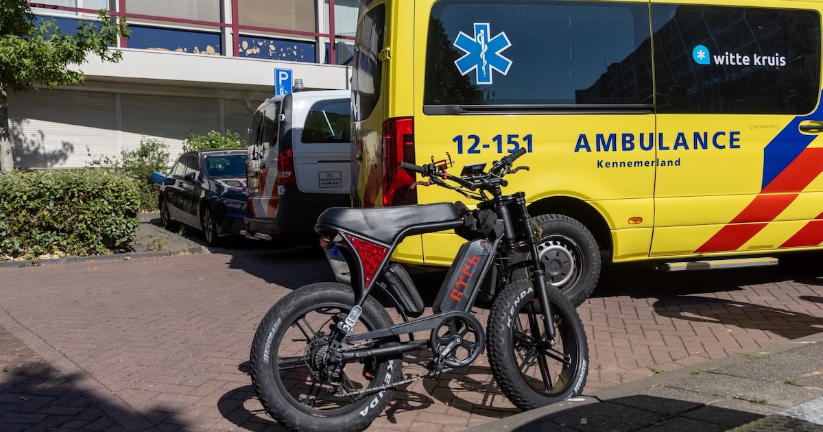 Fatbiker gewond na aanrijding met auto in Beverwijk
