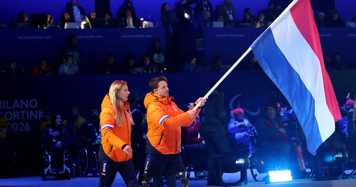 Paralympische Spelen in Cortina beëindigd, Lisa Bunschoten-Vos en Jeroen Kampschreur dragen Nederlan