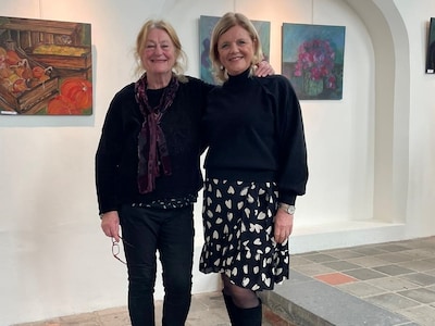 Expositie beelden en schilderijen in kerkje Persingen