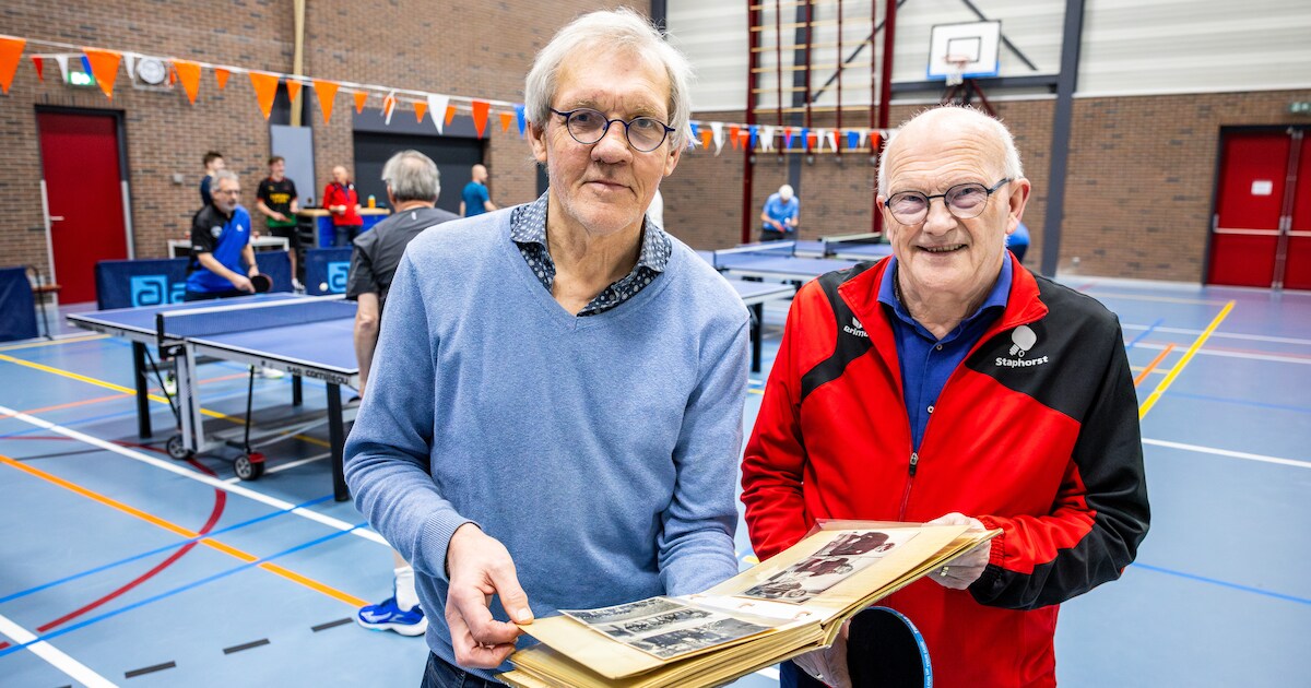Tafeltennis in Staphorst bestaat zeventig jaar, en dat begon allemaal met één echtpaar: ‘Het was bij