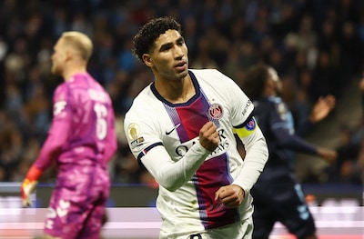 Mika Godts en Achraf Hakimi schitteren bij ruime zege PSG in Le Havre