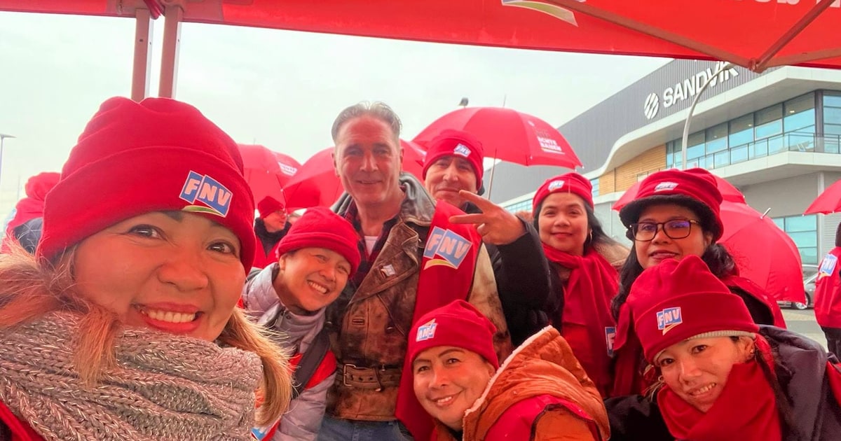 Acht dagen staken voor loonsverhoging bij Santrade Den Hoorn met ...