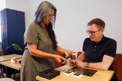 Lekkere workshop: zo maakten we kunst van chocolade