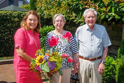 Platina bruidspaar in Tiel en nieuw Zideris-gebouw in Wageningen geopend