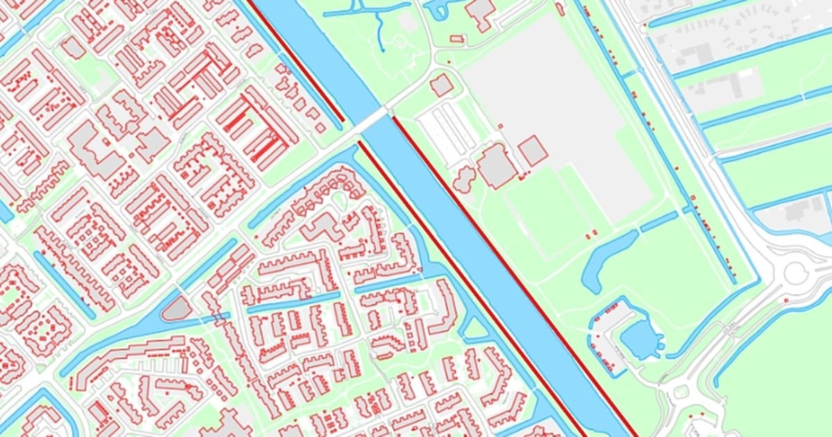 Paden bij sportpark in Leiderdorp dicht door werkzaamheden, omwonenden krijgen brief over planning