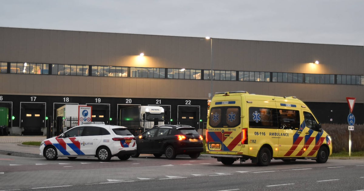 Fietser aangereden op fietspad op bedrijventerrein in Zaltbommel