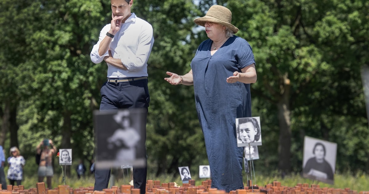 Minister-president Rob Jetten bezoekt Kamp Westerbork en Molukse graven