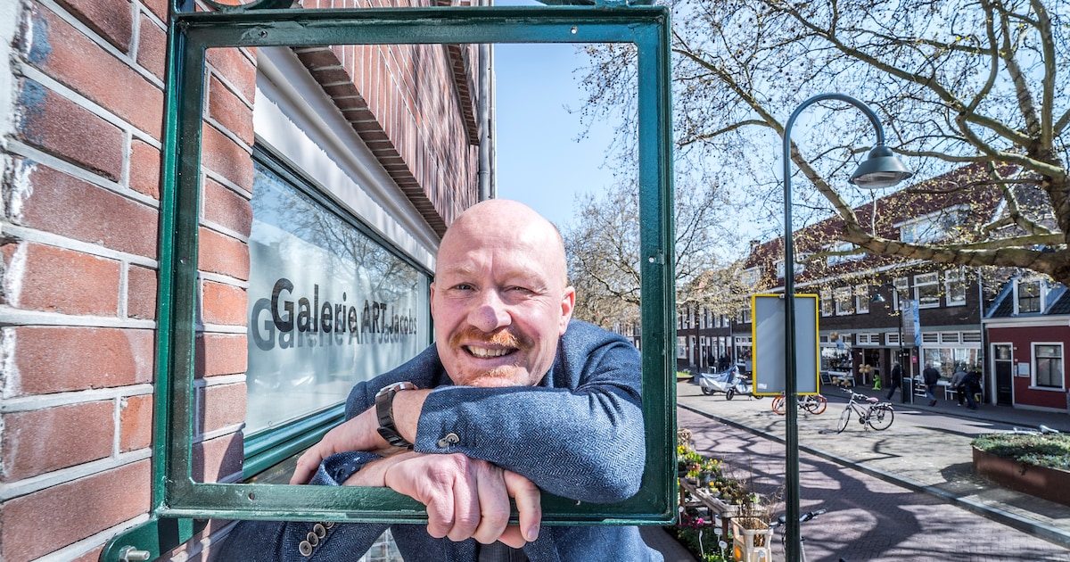 Kunstenaar René Jacobs laat zich inspireren door Delft | Regio | AD.nl