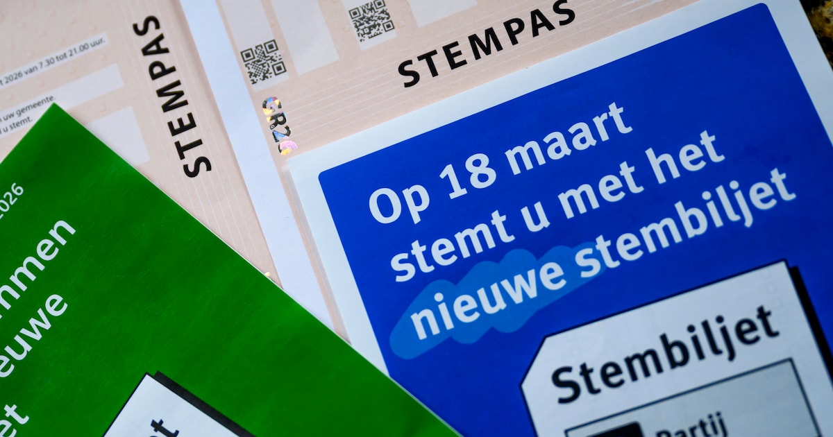 Gemeente Gouda zet experiment met nieuw stembiljet voort: in 2027 wederom kleiner exemplaar