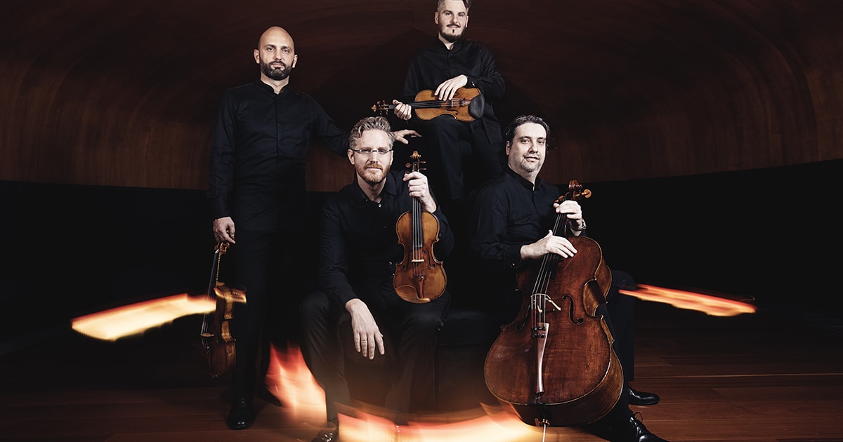 Strijkkwartet Quartetto di Cremona treedt op in Grote Kerk in Heemstede