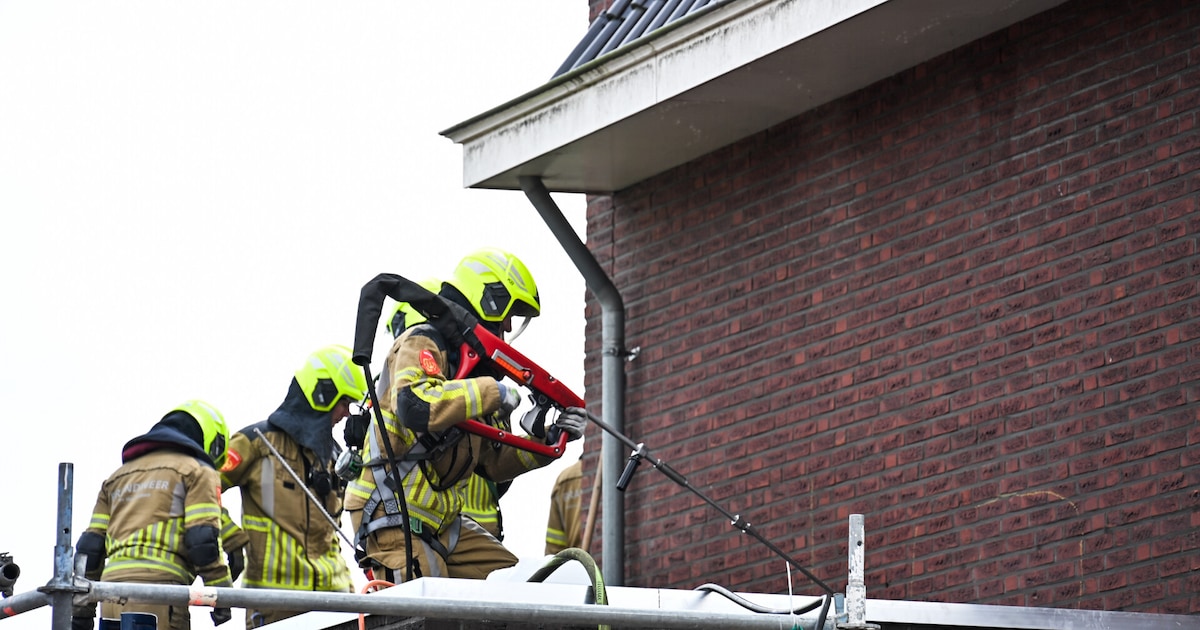 Brand breekt uit tijdens werkzaamheden bij woning in Zundert