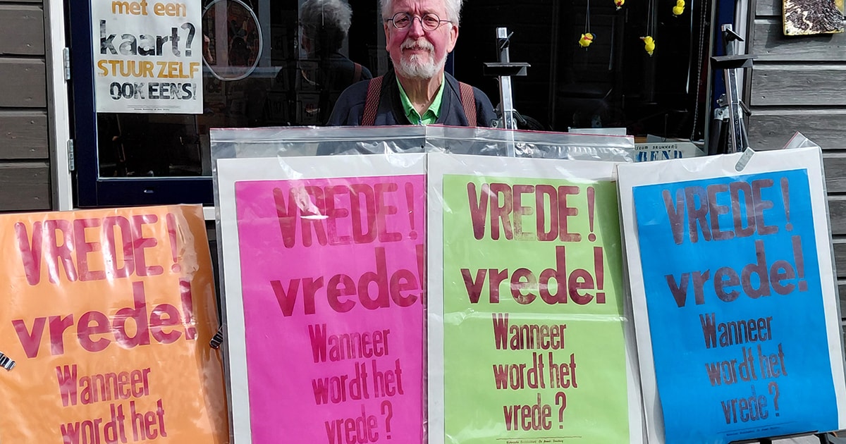 Culturele zondag in Doesburg toont kunst en vredesposter