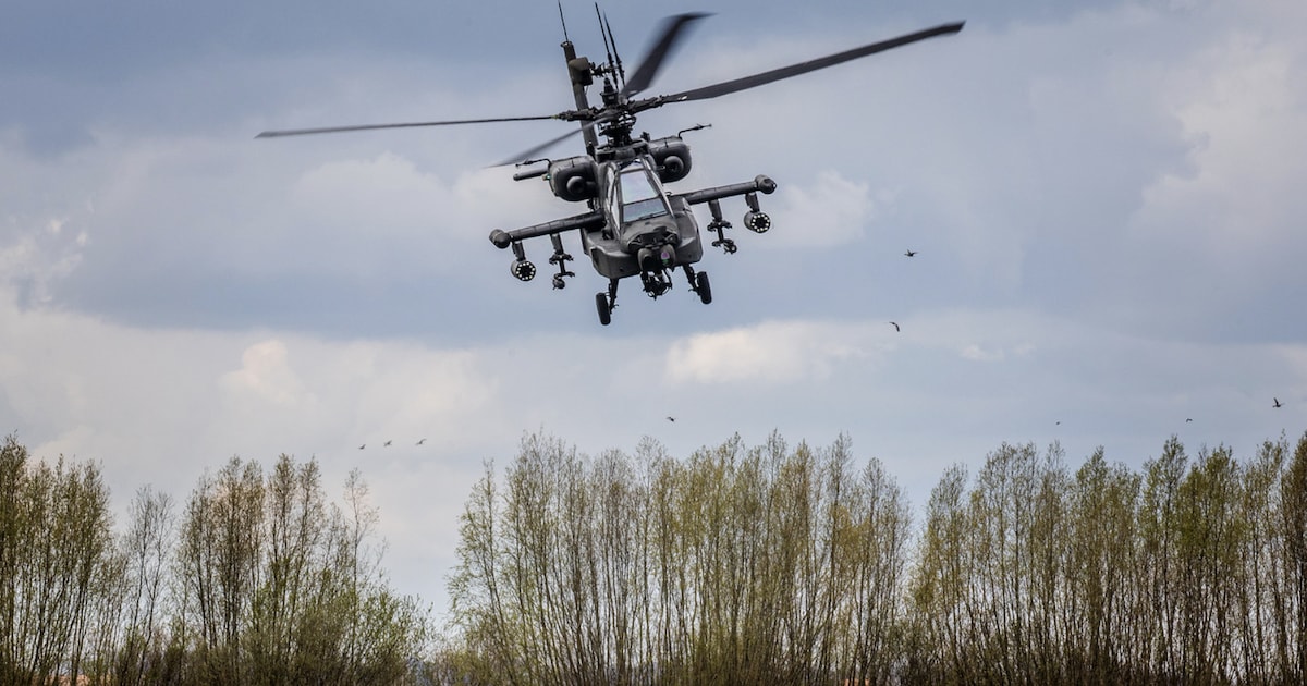 Defensie oefent met Apache-helikopters boven Ooststellingwerf: kans op overlast door laagvliegen
