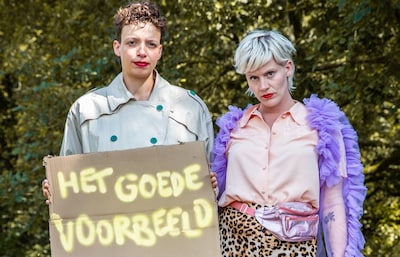 Cabaretduo Vlamousse speelt 'Het Goede Voorbeeld' in Stolwijk