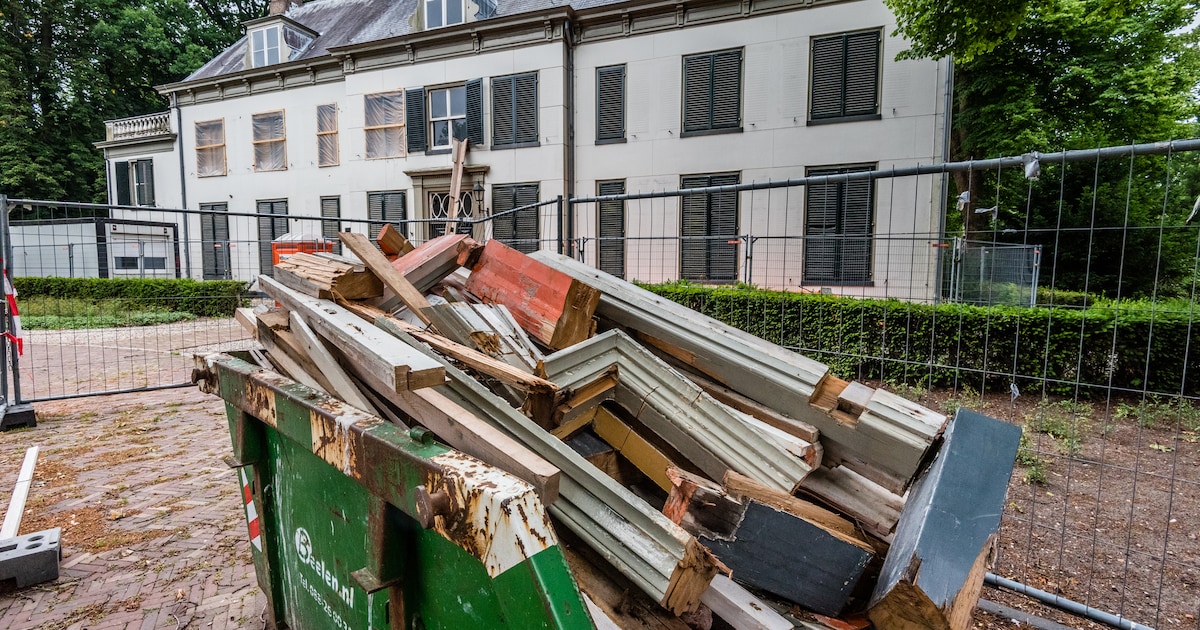 Wéér is de renovatie van Huize Randenbroek stilgelegd