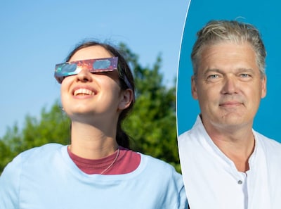 Don’t look through a CD hole: eye doctor on how to safely view a solar eclipse