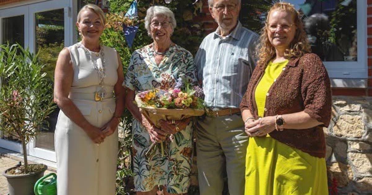 Echtpaar uit Ransdaal viert 65-jarig huwelijk, felicitatie namens Simpelveld