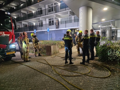 Rolstoel vat vlam in flat aan de Asterstraat in Wageningen