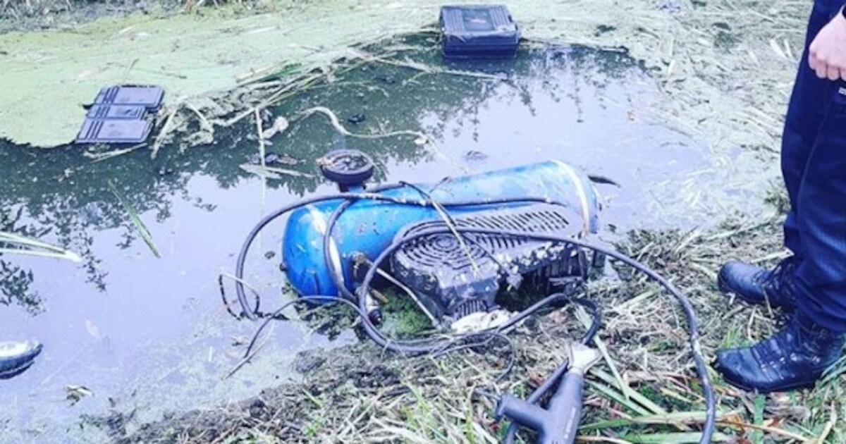 Gereedschapsdieven blijven uit handen van politie omdat brug openstaat